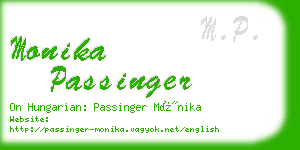 monika passinger business card